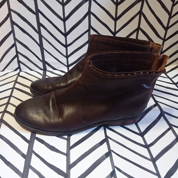 Crown Vintage Aggie Leather Booties